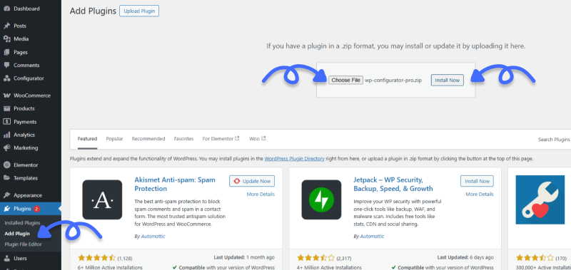 Plugin Upload